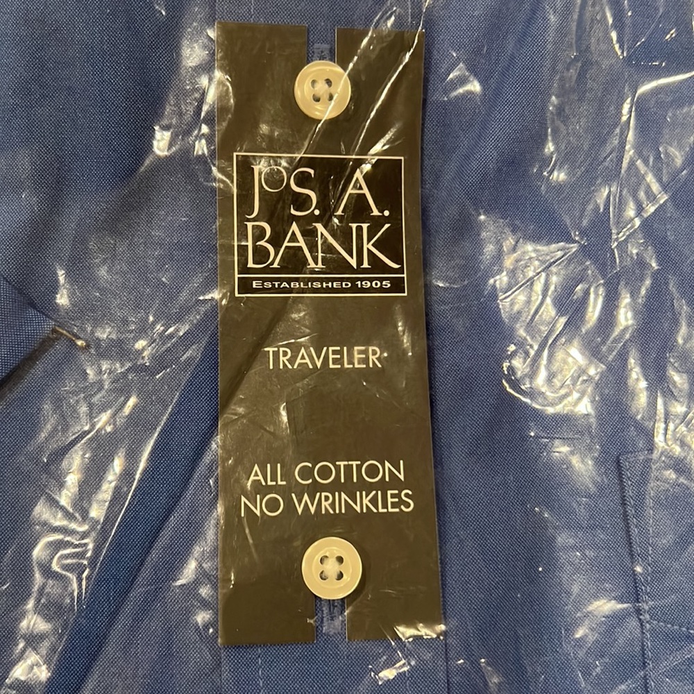 Jos. A. Bank short sleeve size 17 traveler - Picture 3 of 3